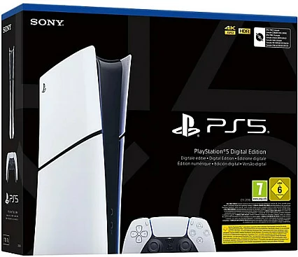 Konzolë lojërash Sony PlayStation 5 Slim Digital Edition 825GB bardhë
