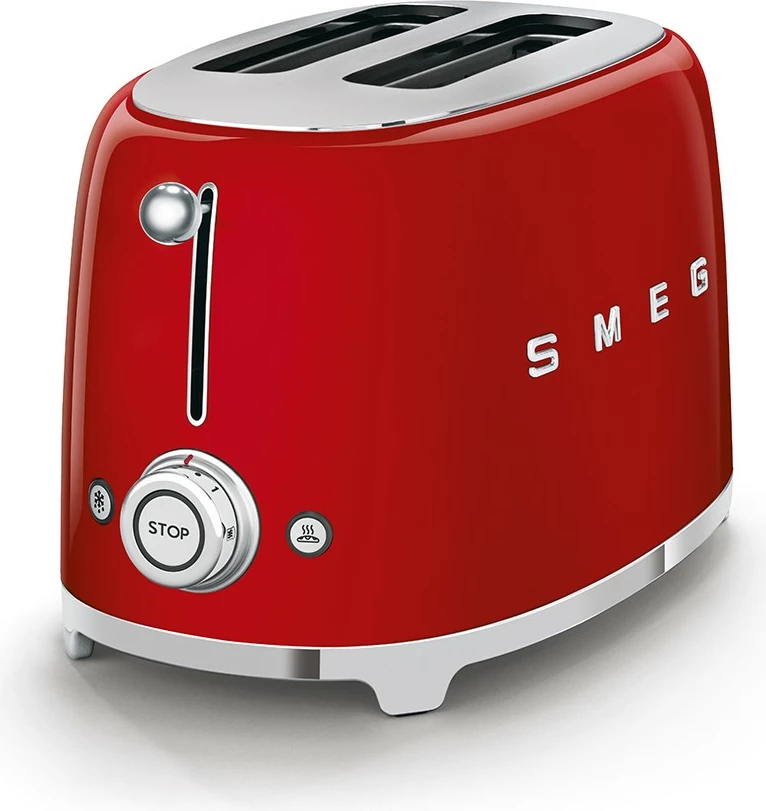 Tostier SMEG TSF01RDEU 2 feta, 950W, i kuq