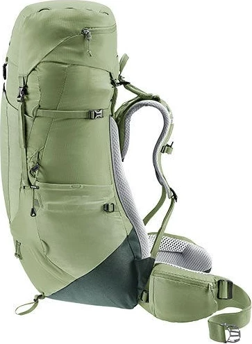 Çantë shpine Deuter Aircontact Lite 45+10 SL, për femra, Jeshile