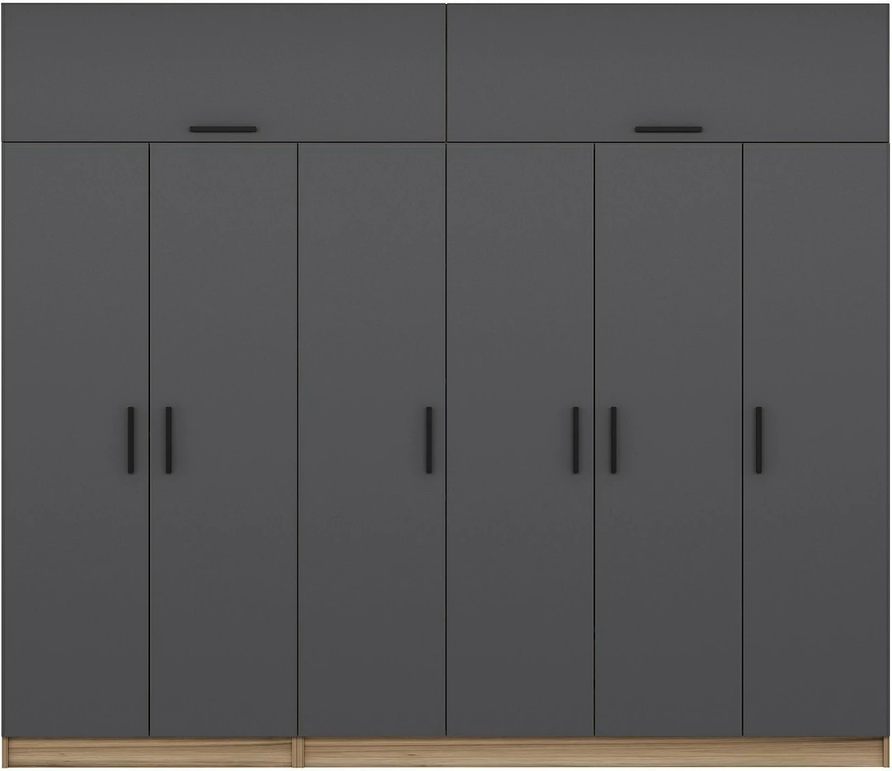 Dollap Skye Decor, ngjyrë antracit, Kale - 7720