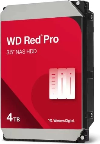 HDD i brendshëm Western Digital WD Red Pro 4TB, 3.5 inç, SATA, i kuq