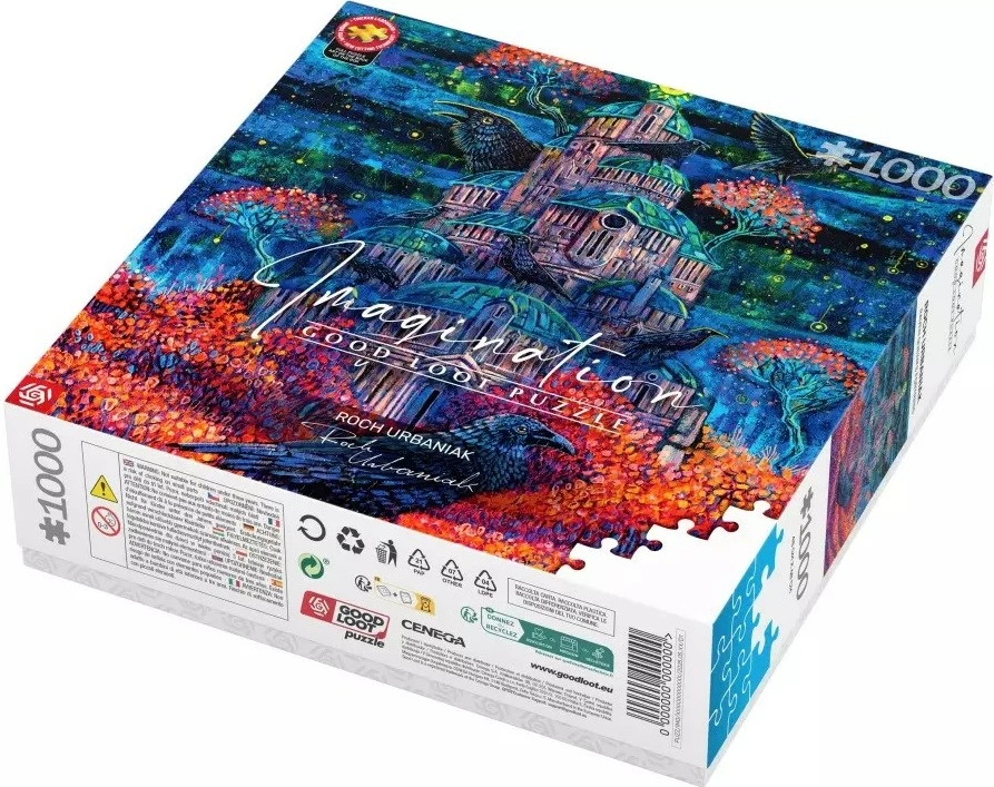 Puzzle Good Loot Imagination Cenega Publishing 1000 pjesë Raven Queen's Fortress
