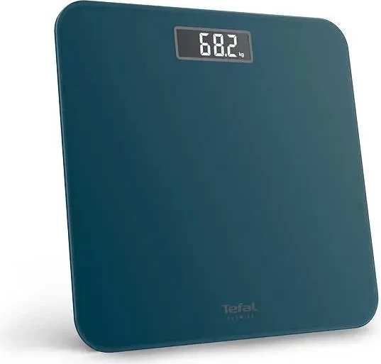 Peshore personale, Tefal, Premiss PP1806V0, kapacitet 160 kg, ekran LCD, xham i kalitur, blu e errët