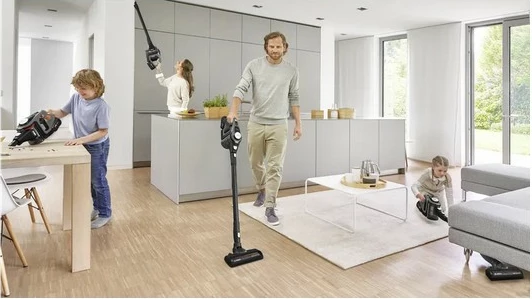 Fshesë me korrent Bosch Serie 8 BSS825MULT, 2-në-1, pa qese, Gri
