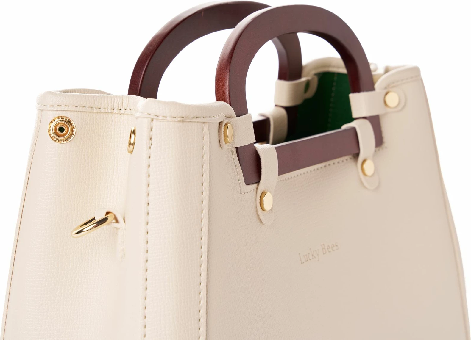 Çantë dore Lucky Bees, krem, 1289