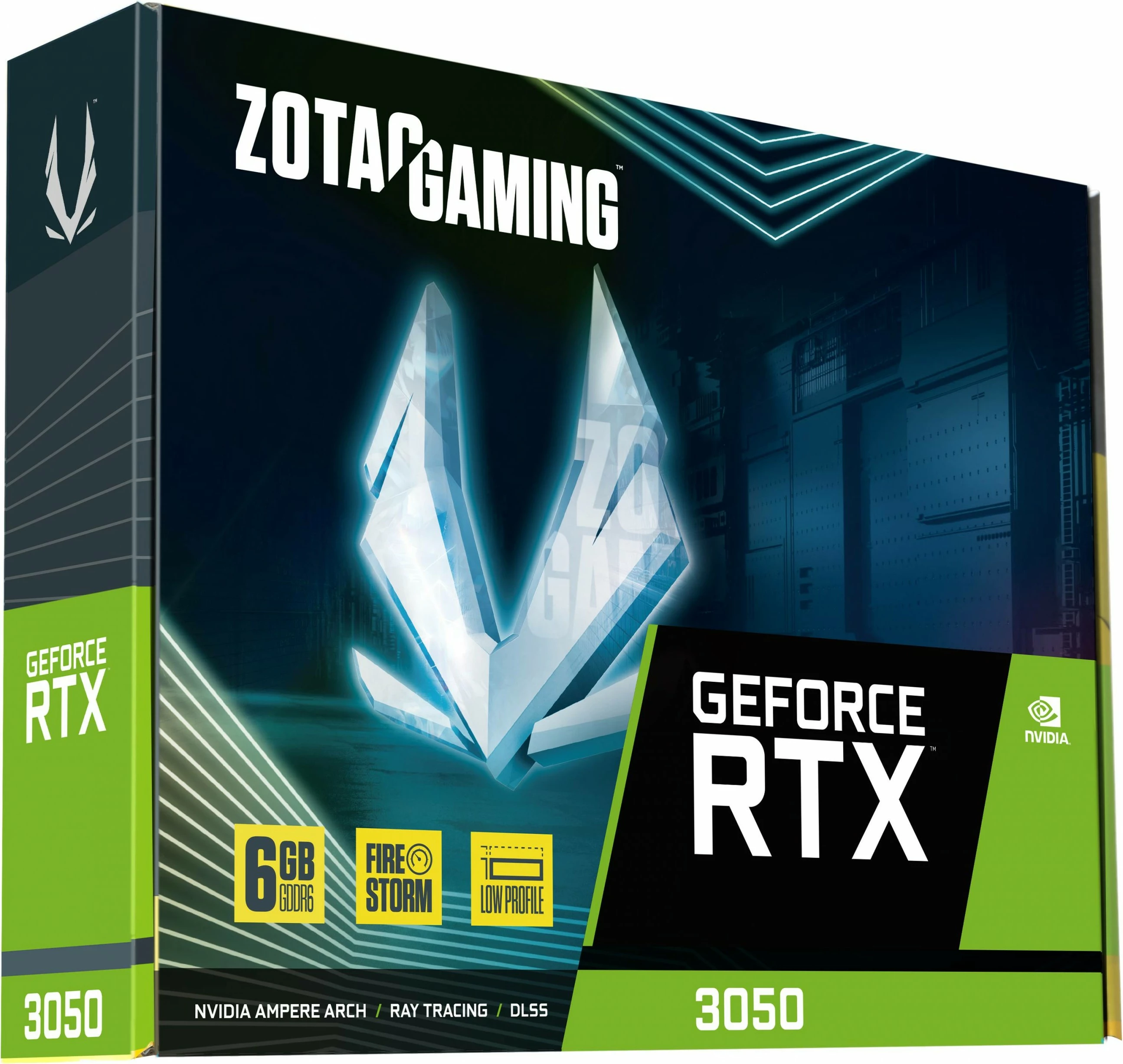 Kartelë grafike Zotac GeForce RTX 3050, 6 GB, GDDR6, e zezë