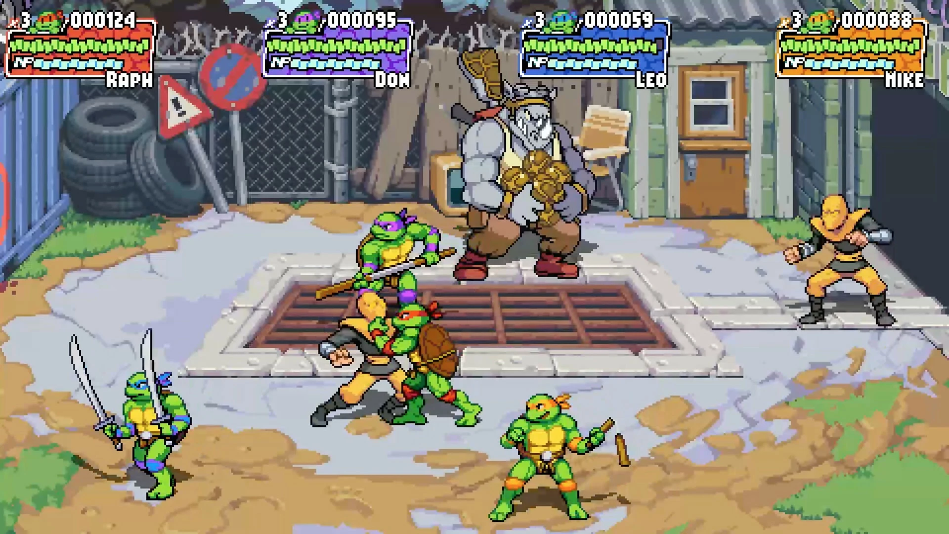 Lojë PC Merge Games Teenage Mutant Ninja Turtles: Shredder's Revenge, DVD-ROM, PEGI 12, set me udhëzues xhepi dhe varëse çelësash
