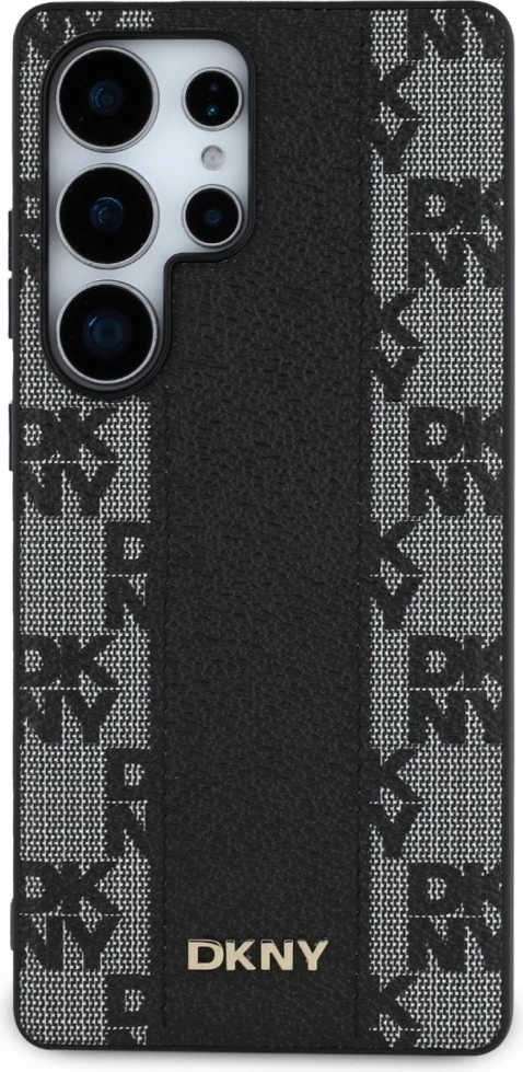 Mbështjellës DKNY për Samsung Galaxy S25 Ultra, lëkurë, MagSafe, i zi