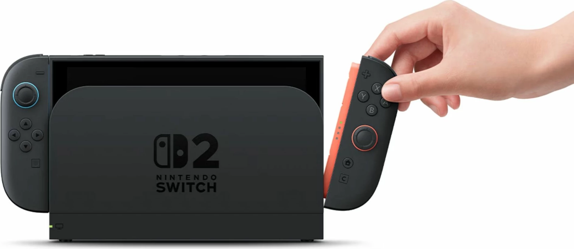 Konzolë lojërash Nintendo Switch 2, 256GB, ekran 7.9\" 1080p HDR, dock 4K, set me Joy-Con 2 blu e çelët/kuqe e çelët