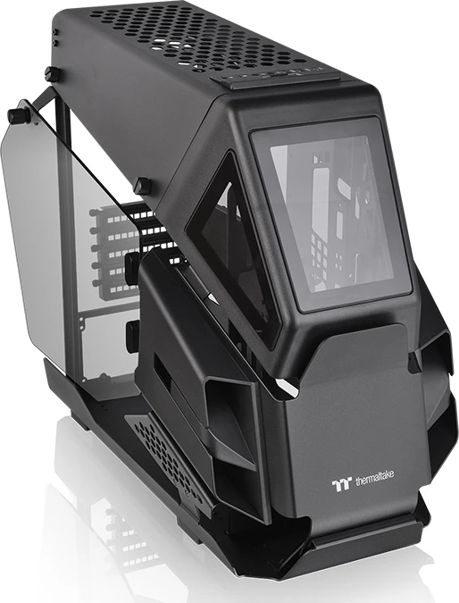 Kasë Thermaltake AH T200, Micro Tower, micro ATX/Mini-ITX, e zezë