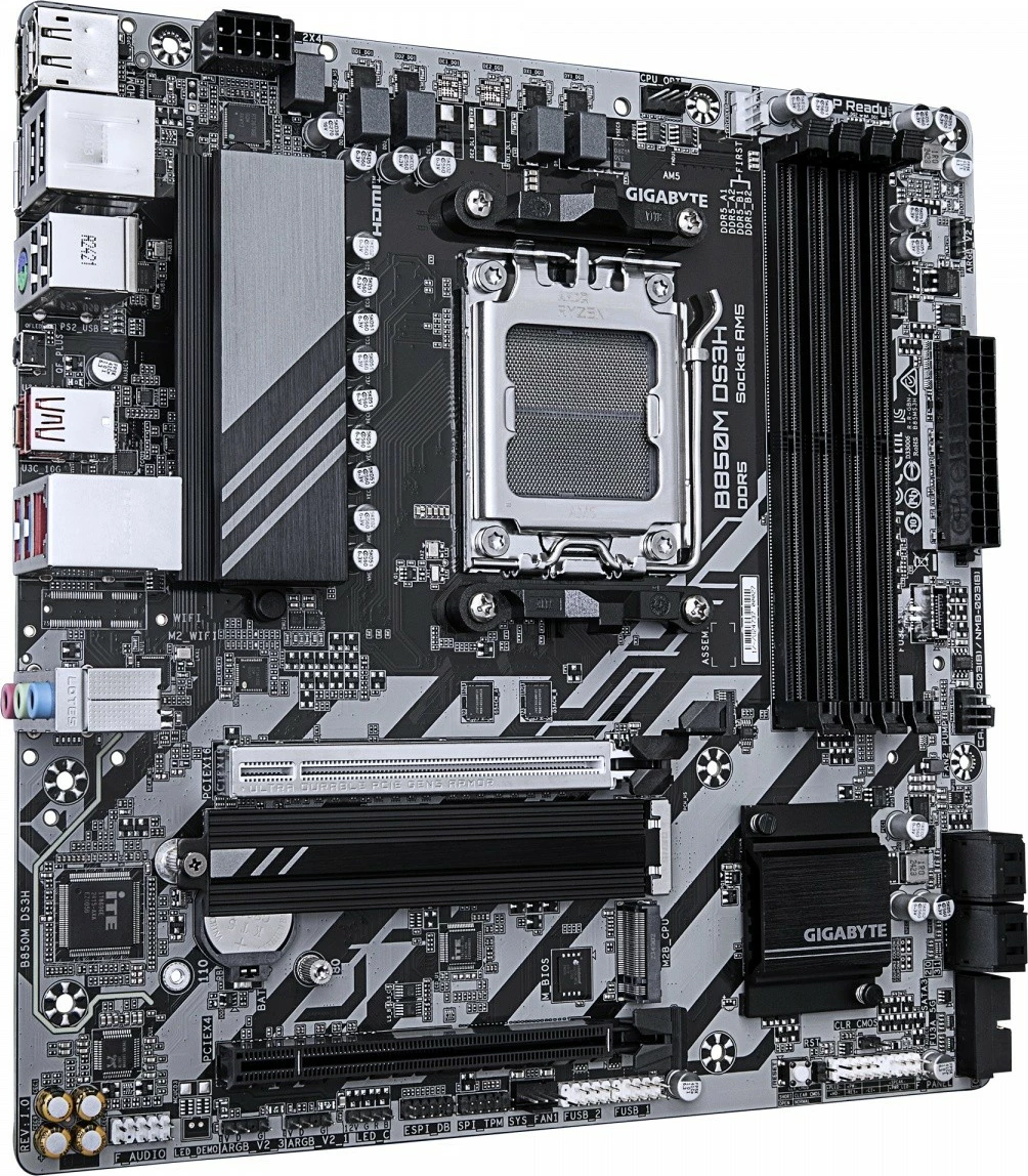 Pllakë amë Gigabyte B850M DS3H, Socket AM5, micro ATX