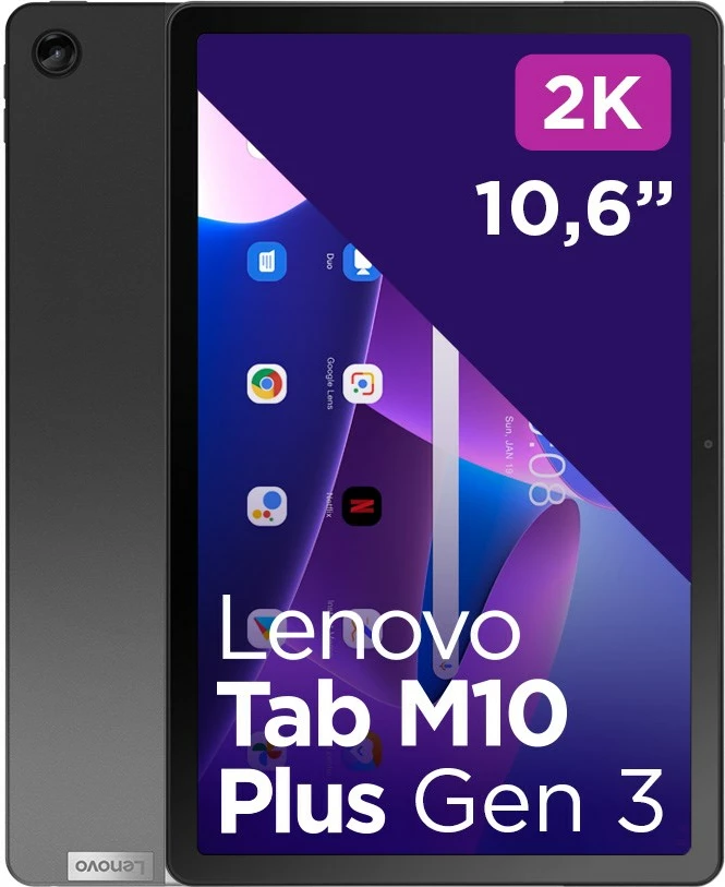 Tablet Lenovo Tab M10 Plus 3rd Gen, 64 GB, 10.6", Android 12, Gri
