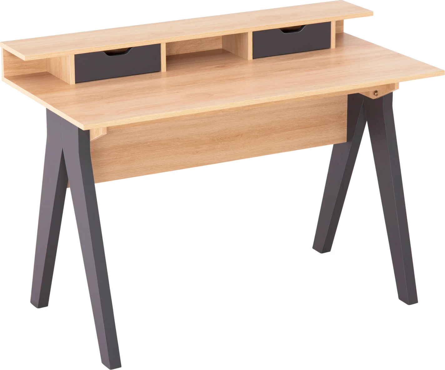 Sipërfaqe Tavoline REXIN FH18290 melamine, ngjyrë sonama-gri, 120x19-59x75-85.5H cm