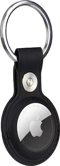 Mbështjellës Audi për AirTag, lëkurë sintetike, i zi