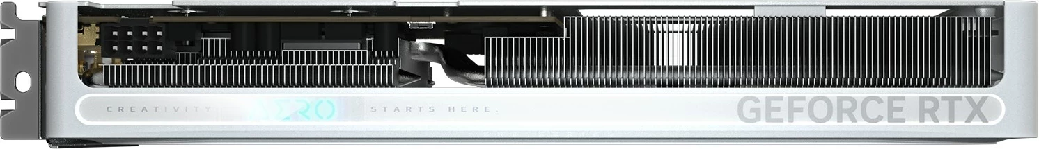 Kartelë grafike Gigabyte GeForce RTX 5060 AERO OC 8G, 8 GB GDDR7, e bardhë