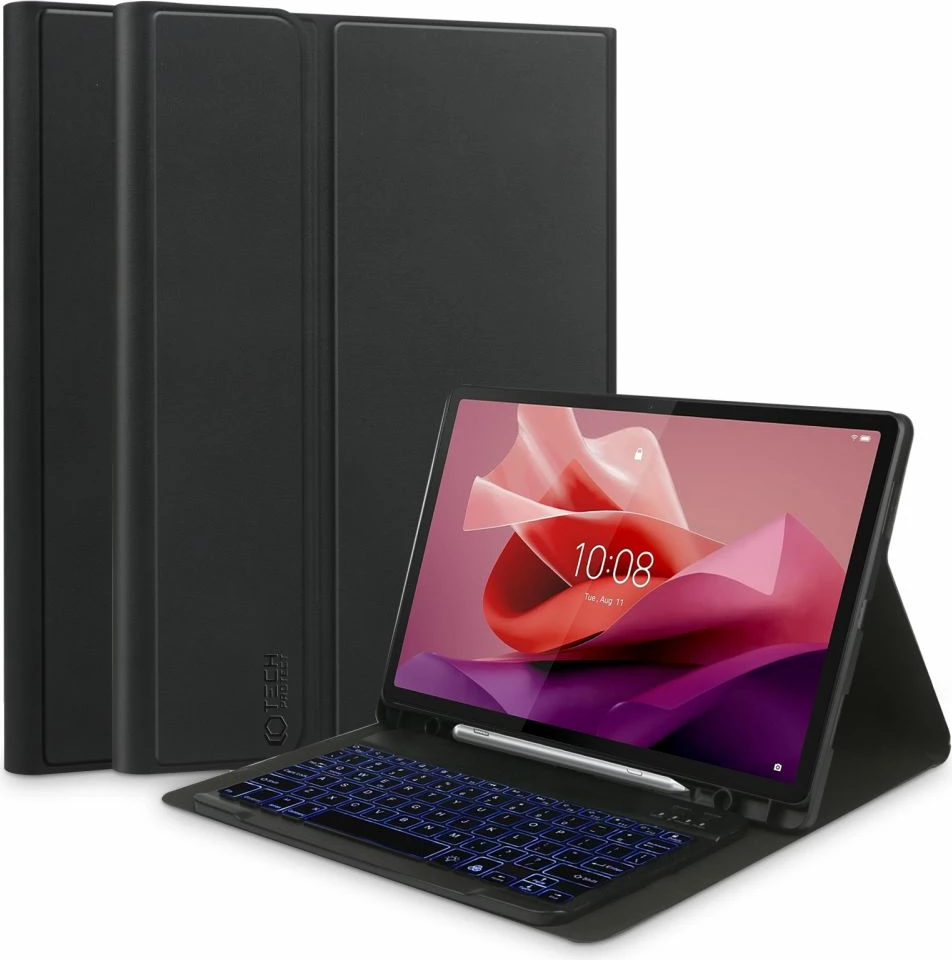 Mbështjellës me tastierë Tech-Protect SC Pen për Lenovo Tab P12 12.7", i zi
