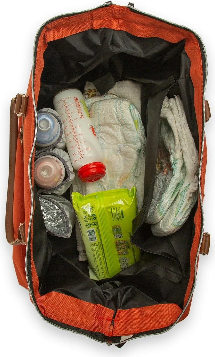 Çantë për pelena, Zoozie Bags, ngjyrë e kuqe Tile, 2169 - 83176