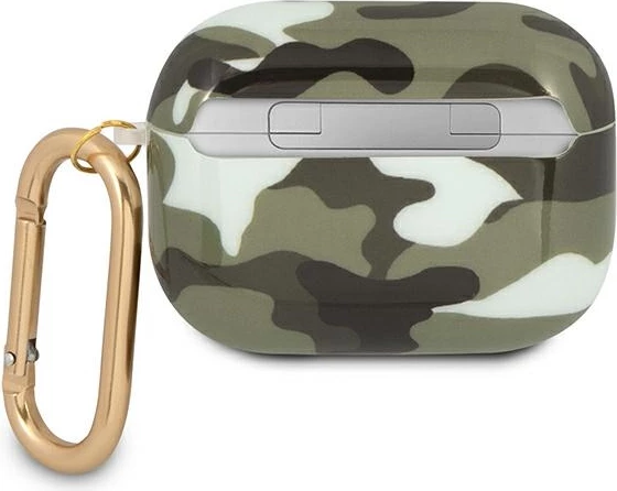 Mbështjellës Guess GUAPUCAMA për AirPods Pro, Camouflage, Jeshil