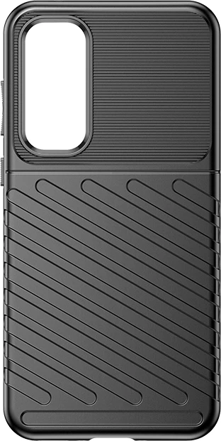 Mbështjellës i fortë Hurtel Thunder Case për Samsung Galaxy A35, i zi