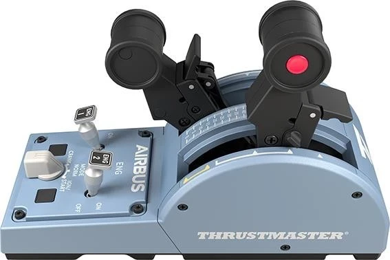 Przepustnica Thrustmaster TCA Quadrant Airbus Edition, ngjyrë zezë-blu