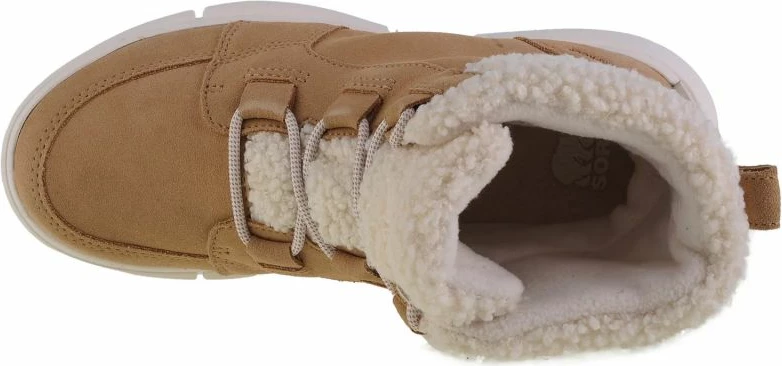 Këpucë për femra Sorel Explorer Next Carnival, ngjyrë krem