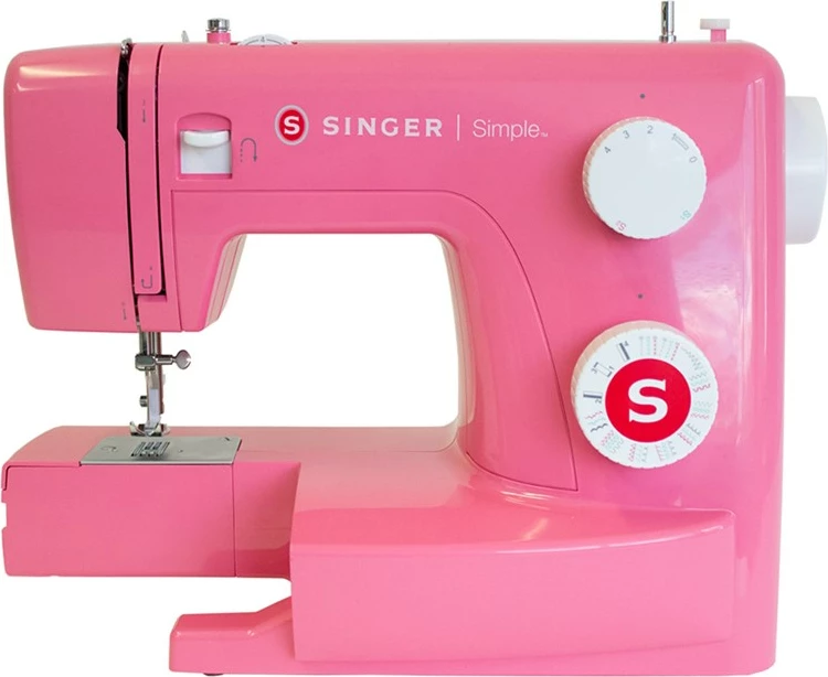 Makine qepëse Singer Simple 3223R, ngjyrë rozë