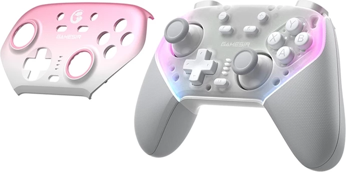 Kontrollues wireless GameSir SuperNova T4n Pro, për PC/Nintendo Switch/iOS/Android, 1000 mAh, Rozë
