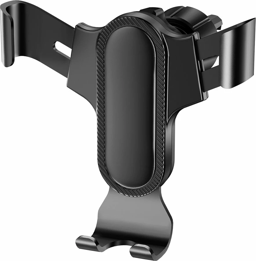 Mbajtës celular për veturë Dudao F7s, gravitacional, vendosje në grilë ajrimi, rrotullim 360°, për 4.7-6.9", i zi