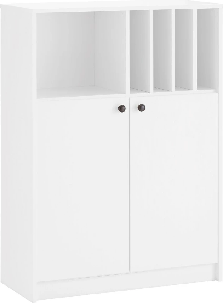 Komodë Glam 2D, e bardhë 