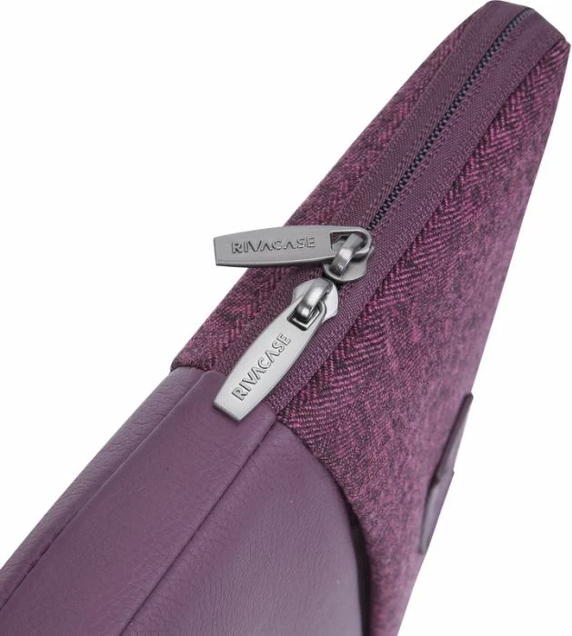 çantë laptopi RIVACASE 7903, 13.3", xhep me zinxhir, lëkurë artificiale, e kuqe