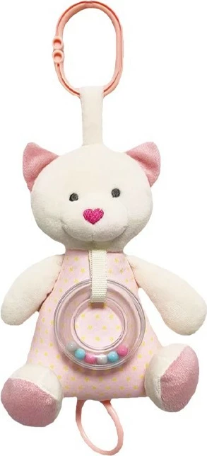 Kuti muzikore lodër TULILO 9428, 18 cm, për vajza, rozë