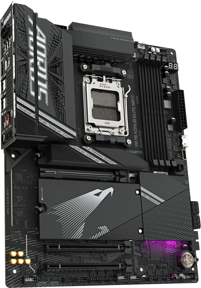 Pllakë amë Gigabyte X870 AORUS ELITE WIFI7, Socket AM5, e zezë