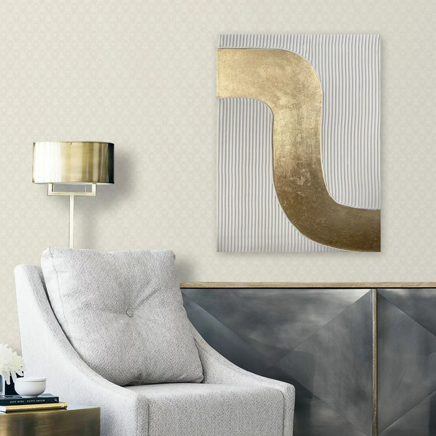 Pikturë dekorative 3D në kanavacë, Wallity, RFB4_5070, shumëngjyrëshe, 50x70cm