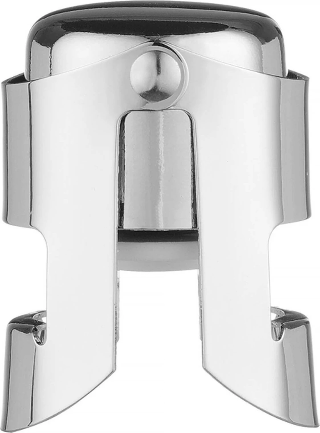 Mbyllës shampanje, Bar Up, me gasket silikon, argjendtë