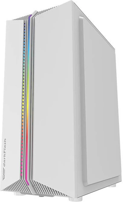 Kasë Darkflash DK151, Middle Tower, 3 ventilatorë RGB, e bardhë