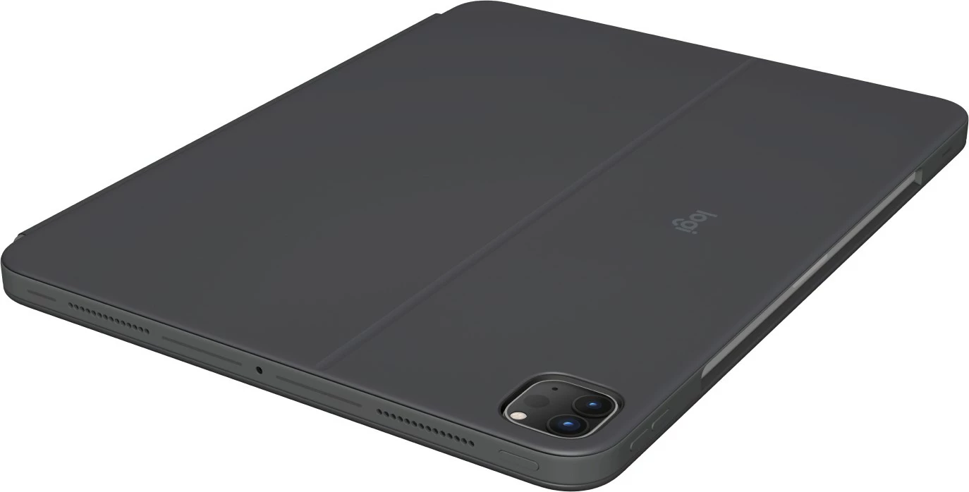 Tastierë me mbështjellës Logitech Combo Touch për iPad Pro 13 M4, QWERTZ, trackpad, grafit