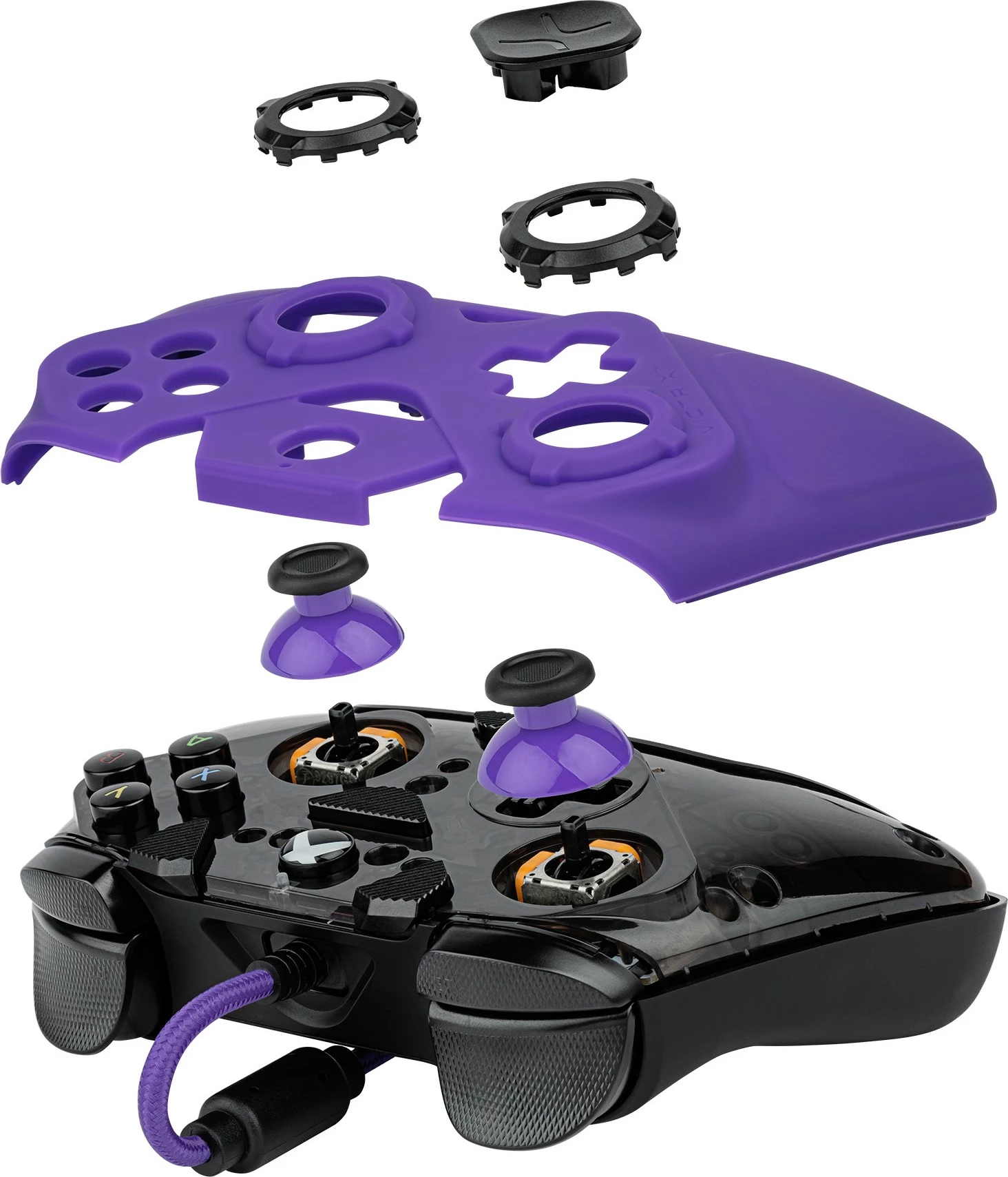 Gamepad PDP Victrix Gambit, PC, Xbox One, Xbox Series S/X, i zi, i bardhë