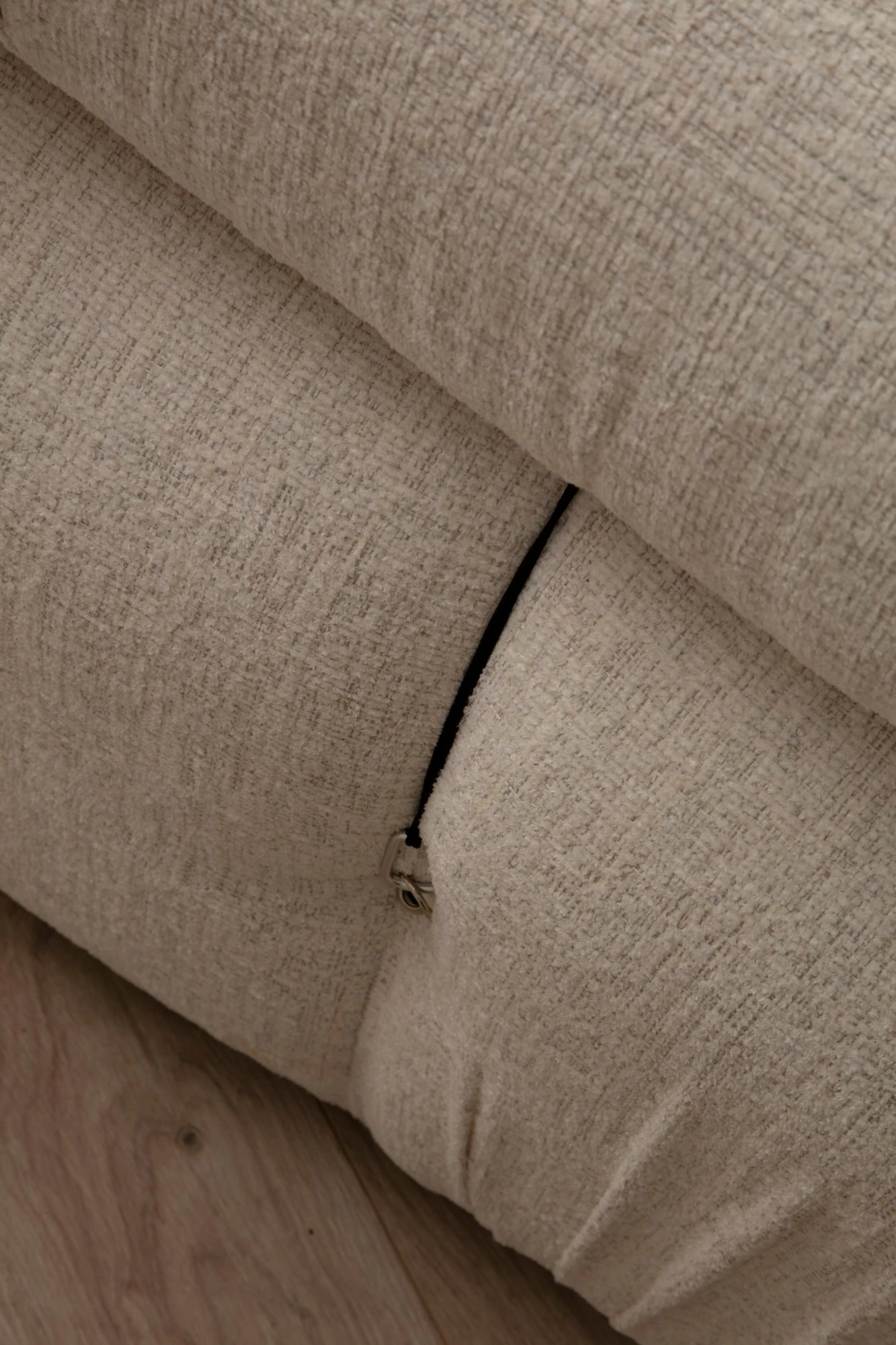 Karrige një vendëshe Bubble, stof krem, Atelier del Sofa