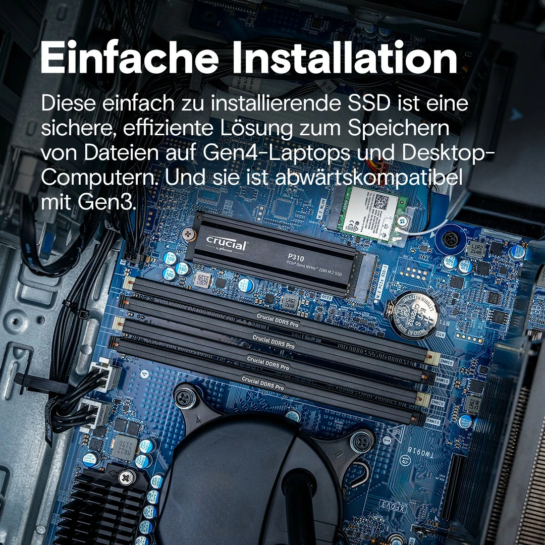 SSD Crucial P310, 2 TB, M.2, 7100 MB/s