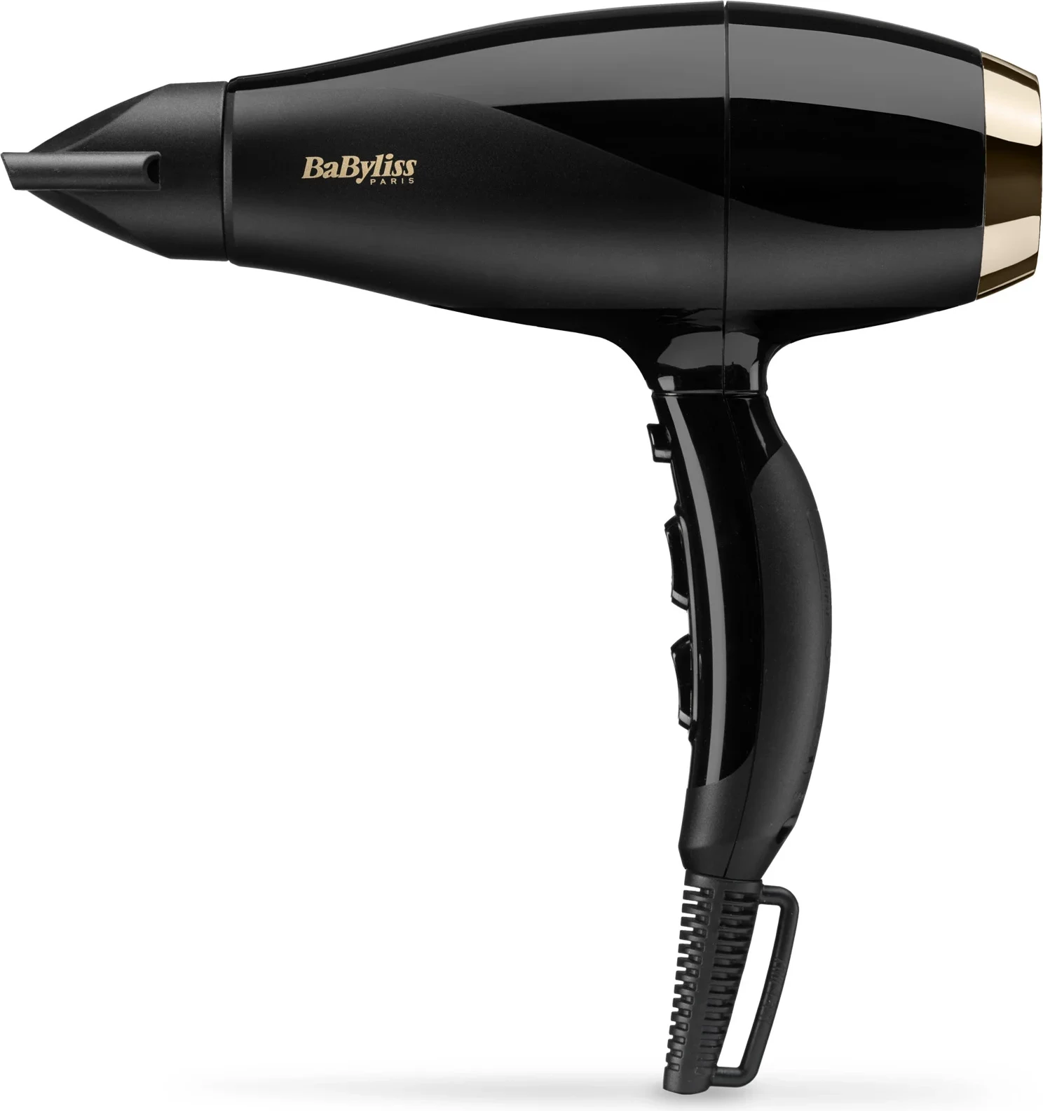Tharëse flokësh, BaByliss 6714E, 2300W, motor AC, funksion jonik, 2 shpejtësi / 3 temperatura, me 2 koncentrues, e zezë