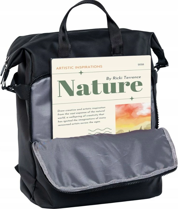 Çantë shpine N'OVEEN CTB300, poliestër, e zezë