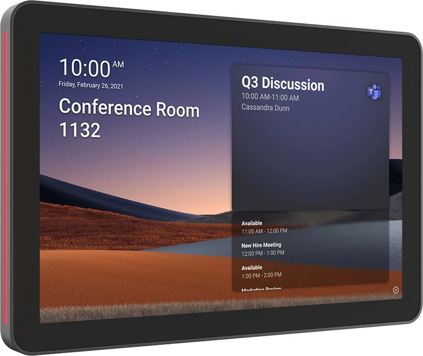 Panel për planifikim Logitech Tap Scheduler, 10.1", i bardhë