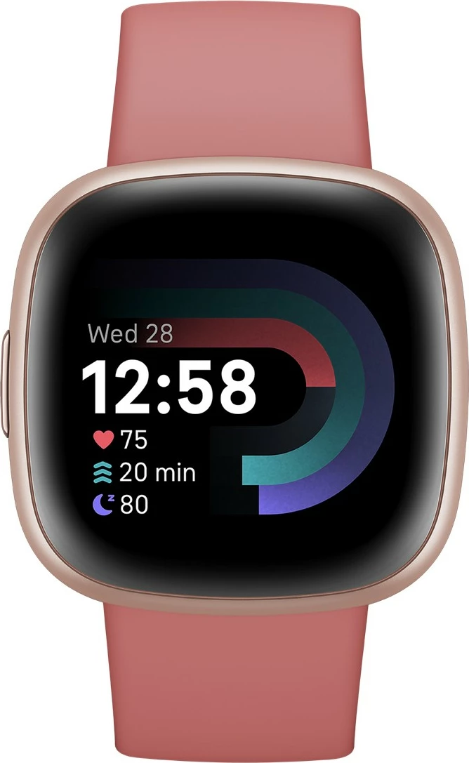 Smartwatch Fitbit Versa 4, Touchscreen, GPS, 200 g, ngjyrë rozë