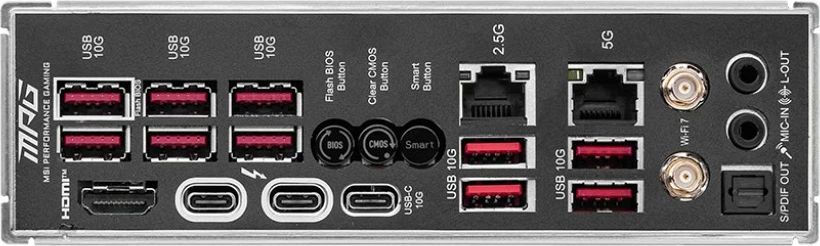 Pllakë amë MSI MPG Z890 CARBON WIFI, Intel, LGA 1851, 256 GB, e zezë
