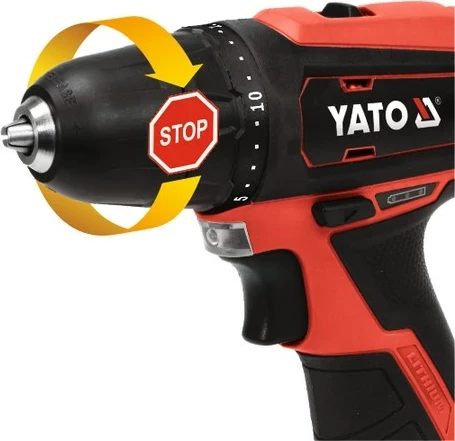 Shtërngues elektrik Yato YT-82901, 1300 RPM, Zi, Kuq