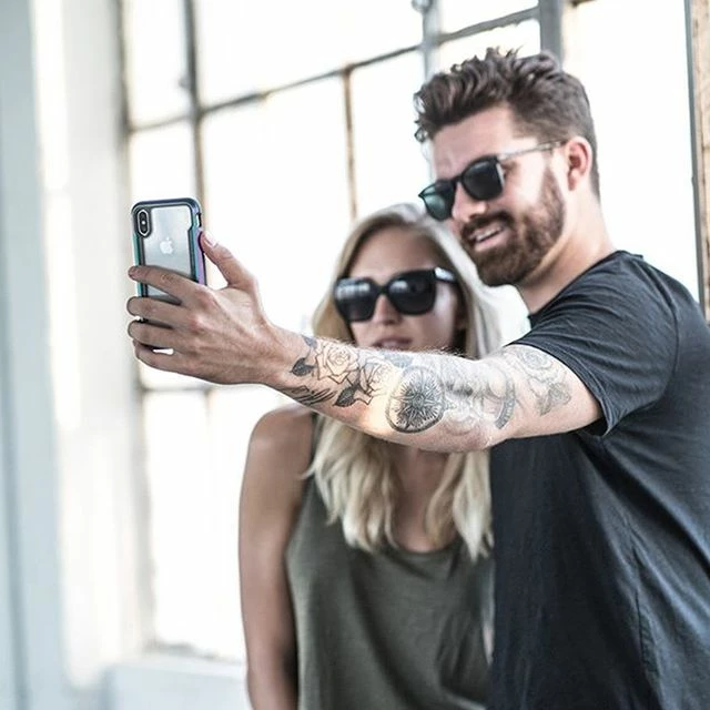 Mbështjellës Raptic X-Doria Shield për iPhone 14 Plus, MagSafe, Iridescent