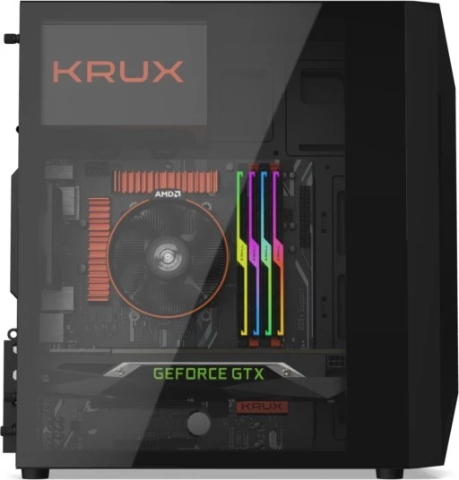 Kasë kompjuterike Krux Astro, e zezë