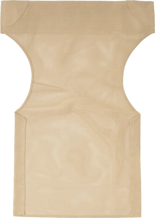 Pëlhurë e perforuar për karrige zyre, 45/57x1x78.5cm, bezhë