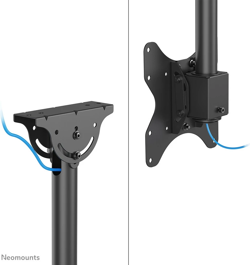 Mbajtës tavani për monitor/TV Neomounts CL35-340BL12, 23-42 inç, rregullim lartësie, i zi