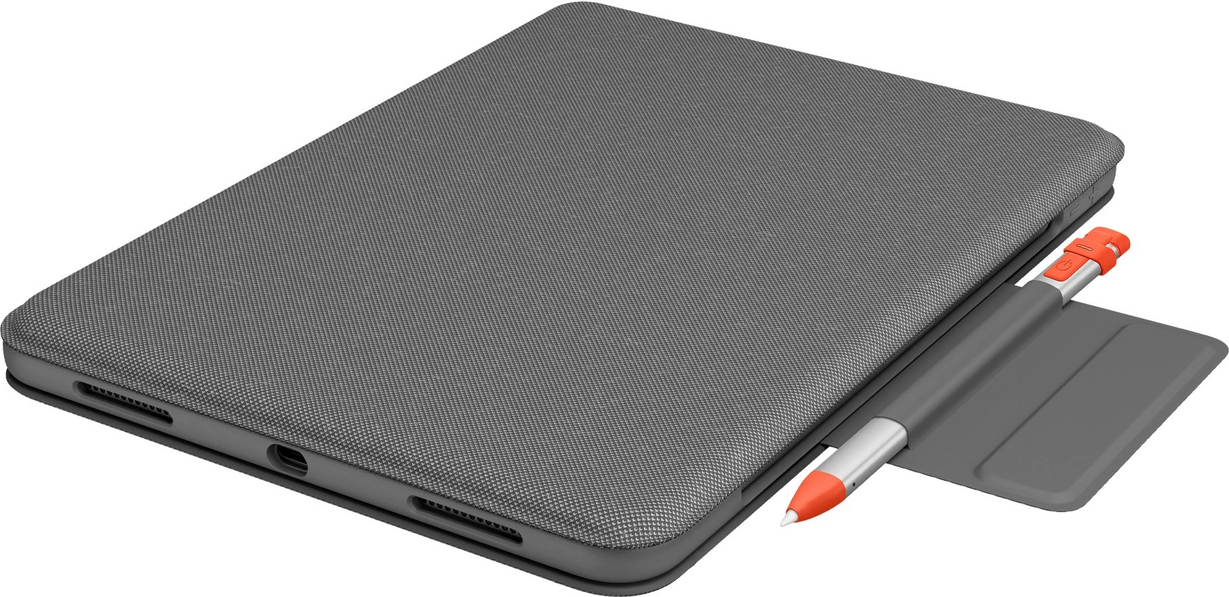 Tastierë me mbështjellës Logitech Slim Folio për iPad Air 10.9"/iPad Pro 11", Bluetooth, Oxford Grey